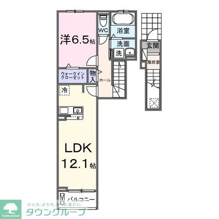 メゾン ミモザVの物件間取画像